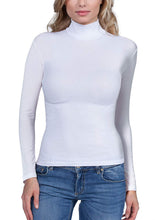 Load image into Gallery viewer, EGI Luxury Modal Women&#39;s Long Sleeved Turtleneck Top. Proudly Made in Italy.