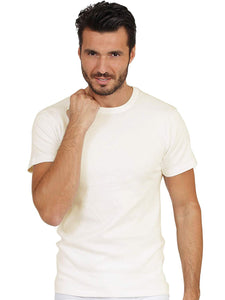 MaRe Luxury Merino Wool Blend (50% Merino Wool) Men's Short Sleeve T-Shirt. Proudly Made in Italy.