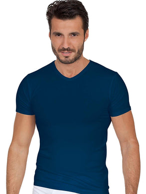EGI Luxury Modal Men's V-Neck T-Shirt. Proudly Made in Italy.