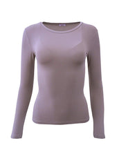 Load image into Gallery viewer, EGI Luxury Modal Women&#39;s Long Sleeved T-Shirt. Proudly Made in Italy ( Crew Neck).