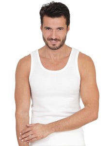 MaRe Premium Quality Cotton Wool Blend Men's Tank Top Sleeveless T-Shirt. Proudly Made in Italy.