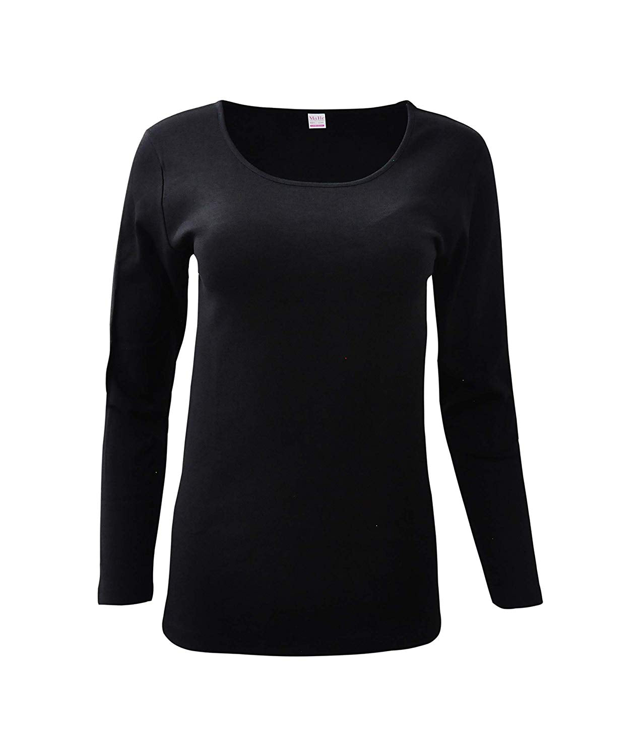 MaRe Premium Quality 100% Brushed Cotton Women's Long Sleeve T-Shirt S
