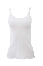 Load image into Gallery viewer, BASIC COTTON Free Spirit Premium Quality 100% Cotton Women&#39;s Openwork Double-Strap Camisole.