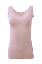 Load image into Gallery viewer, EGI Luxury Modal Women&#39;s Lace-Trimmed Camisole. Proudly Made in Italy.(1121)