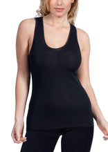 Load image into Gallery viewer, EGi Luxury Merino Wool Silk Wide Strap Tank Top. Proudly Made in Italy.