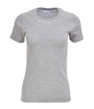 Load image into Gallery viewer, Short-sleeve T-shirt with a round neckline. Color: heather grey.