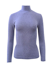 Load image into Gallery viewer, BASIC COTTON Free Spirit Premium Quality Cotton Women&#39;s Turtleneck Long-Sleeved T-Shirt.