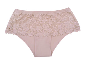 EGI Luxury Modal Women's Lace-Trimmed Briefs Panties. Proudly Made in Italy.(1153)