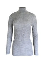 Load image into Gallery viewer, EGI Exclusive Collections Merino Wool Blend Mock Neck Top with Long Sleeves. Proudly Made in Italy.