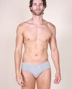 BASIC COTTON Premium Quality Italian Underwear Cotton Men's Briefs Without Fly. Proudly Made in Italy.