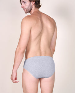 BASIC COTTON Premium Quality Italian Underwear Cotton Men's Briefs Without Fly. Proudly Made in Italy.