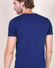 Load image into Gallery viewer, BASIC COTTON Free Spirit Premium Quality Cotton Men&#39;s V - Neck T-Shirt Proudly Made in Italy