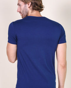 BASIC COTTON Free Spirit Premium Quality 100% Cotton Men's Crew Neck T-Shirt. Proudly Made in Italy.