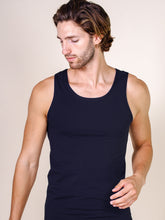 Load image into Gallery viewer, BASIC COTTON Free Spirit Premium Quality Cotton Men&#39;s Muscle Tank Top. Proudly Made in Italy.