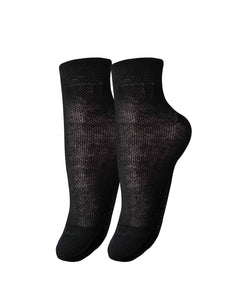 tittimitti 100% Organic Mercerized Cotton "Filo di Scozia" Women's Socks 1 Pair. Made in Italy