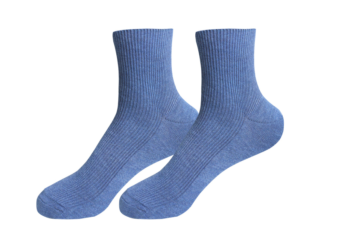 Zaccai Women's Casual Cotton Dress Socks - Lightweight 4-Pair Pack