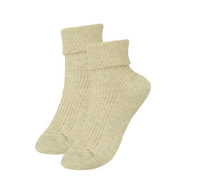 tittimitti® 100% Organic Combed Cotton Women's Socks. 1 Pair. Made in Italy.