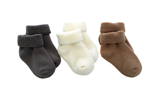 Boy's Merino Wool Baby Socks 